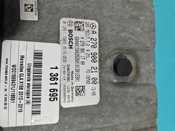 JEDNOTKA ŘÍZENÍ MOTORU 2709002100 MERCEDES GLA X156 13-19 1.6T