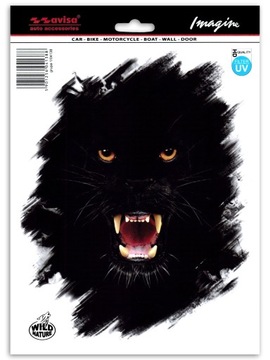 Naklejka czarna pantera puma – filtr UV