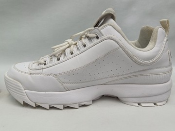 FILA DISRUPTOR LOW BUTY MĘSKIE SPORTOWE BIAŁE 47