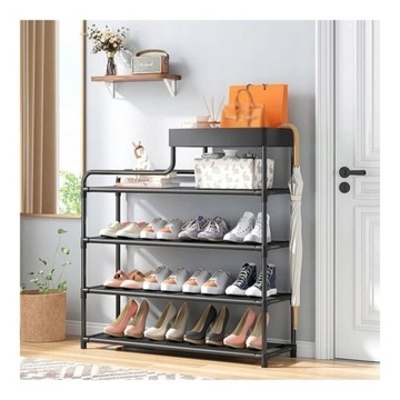 Пятиуровневый книжный шкаф-органайзер-подставка с 5 полками для обуви, сумок 80 см