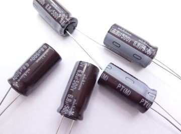 [4szt] Elektrolit 6.8uF 500V 105'C 10x20 NICHICON