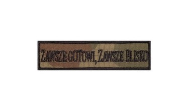 ZAWSZE GOTOWI ZAWSZE BLISKO naszywka WOT wz 2010