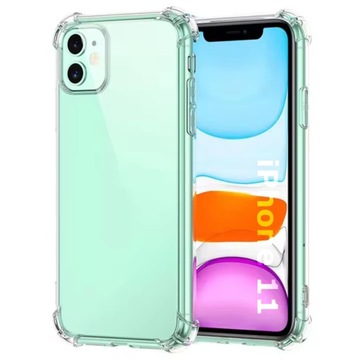 ETUI ANTI SHOCK CLEAR CASE do IPHONE 11 + SZKŁO 9H