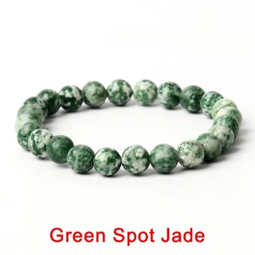 Handmade Elasticity Bracelet 4mm 6mm 8mm 10mm Natural Stone Smooth Round
