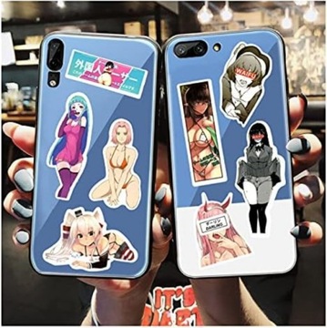 NAKLEJKI WLEPY ANIME MANGA HENTAI SEXY GIRL 50 szt