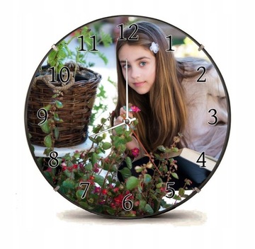 Часы с вашим фото Логотип волонтерской пожарной охраны Герб