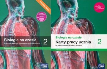 2W1 BIOLOGIA NA CZASIE 2 PODRĘCZNIK ZP + KARTY PRACY ZP 2024 NOWA ERA