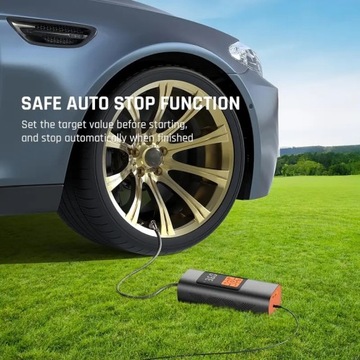 Мини-насос для автомобильных велосипедных шин и шариков в ПОДАРОК