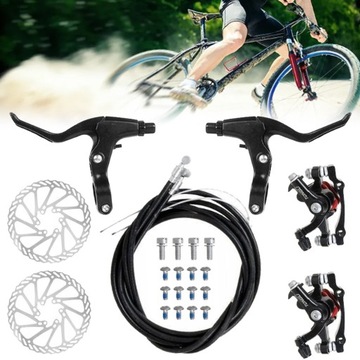 HAMULEC TARCZOWY HYDRAULICZNY DO ROWERU GÓRSKIEGO ZACISK MTB ROWEROWY