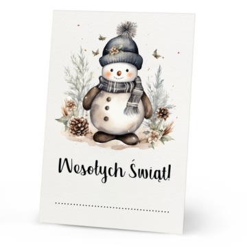 ПОДАРОЧНЫЕ ЭТИКЕТКИ праздники Новогодние бирки (10 шт.)