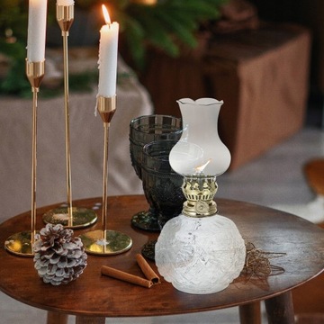 Szklana Lampa Naftowa Lekki Pulpit