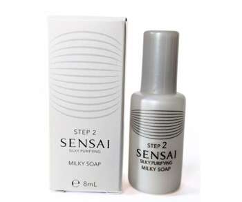 Sensai Silky Purifying Milky Soap łagodne mydło do twarzy 8 ml Próbka