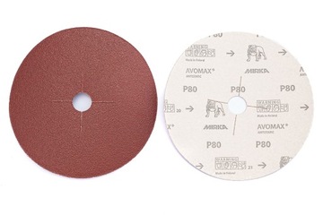 KRĄŻKI ŚCIERNE FIBRA PAPIER MIRKA 180mm /10szt