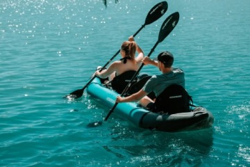 Aquadesign Koloa 400 Надувной каяк на 3 человека, универсальный, устойчивый, семейный