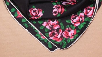 Шарф «Роза», 100% шелк.
