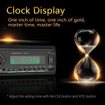 12 В, общий 7-светопигментный светильник, FM-радиоплеер