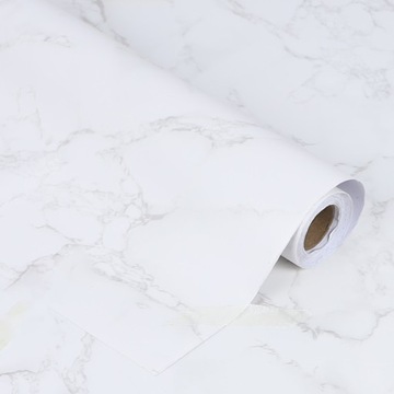 FOLIA OKLEINA MEBLOWA BIAŁY MARMUR DECOR 200x122cm