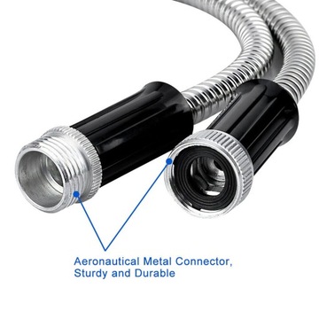 РАСШИРЯЕМЫЙ САДОВЫЙ ШЛАНГ ИЗ НЕРЖАВЕЮЩЕЙ СТАЛИ