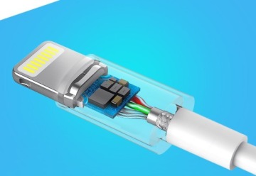 КАБЕЛЬ UGREEN USB-КАБЕЛЬ - LIGHTNING MFI 2M 2.4A ДЛЯ IPHONE 11 12 13 14