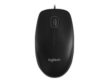Проводная мышь LOGITECH B100, черная, USB 800 DPI