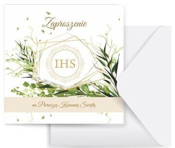 Pudełko na ciasto pudełka komunijne komunia IHS tort podziękowania