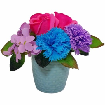 Букет мыльных цветов, композиция, центральное украшение, мыльные розы, ПОДАРОК, подарок