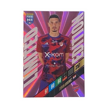 RAKÓW CZĘSTOCHOWA LIMITED EDITION KOMPLET 11 KARTY PIŁKARSKIE FIFA 365 2024