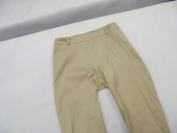 40 HUGO BOSS LEKKIE SPODNIE DZWONY BEIGE Z110