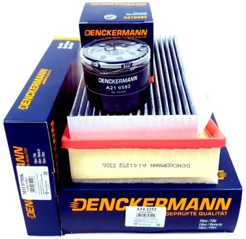 3 FILTRY DENCKERMANN RENAULT MEGANE III 1.4 TCE