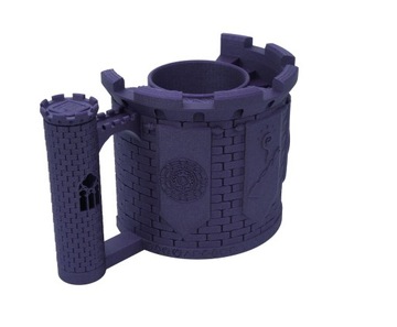 Uchwyt na kubek i puszkę - Czarodziej z wieżą na kości +2 tacki i licznik