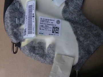 BOK SEDADLA ZADNÍ LEVÝ AIRBAG 5G0885701S VW GOLF VII