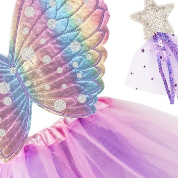 ВОЛШЕБНАЯ ФЕЯ ЮБКА КРЫЛЬЯ ПАЛОЧКА