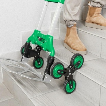 Складная коляска-платформа с телескопической ручкой 80 кг.