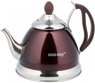 Чайник, заварочный чайник, стальной, индукционный, 1л