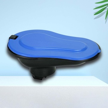 Портативный туалет Кемпинговый туалет Компостный туалет Простая приземистая чаша синяя