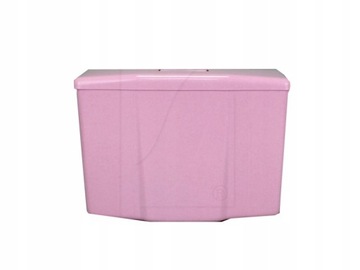 POLISH Розовый бачок для унитаза со смывом + клапаны