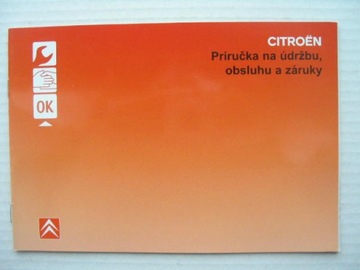 Сервисная книжка Citroen, словацкий Citroen