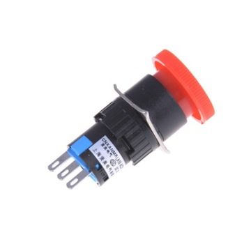 16mm czerwony grzyb zatrzymanie awaryjne e-stop pr