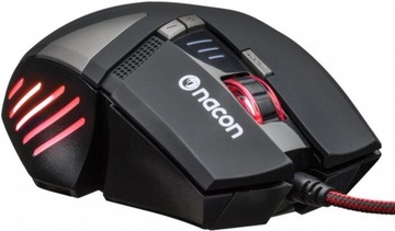 NACON Mysz przewodowa GM-300 Podświetlana RGB Optyczna do 2500 dpi 8 buton