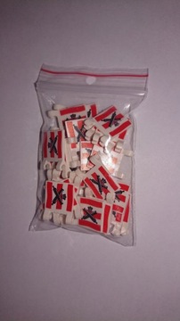Płytka Lego White 2335pb003 Flaga 6241 6242 6253