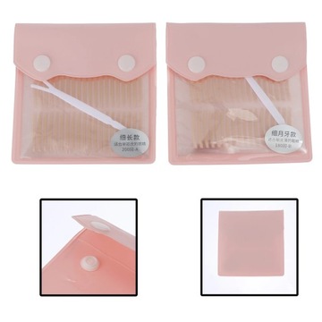 PODWÓJNE PASKI NA POWIEKI KORONKOWE NAKLEJKI 2 TOR