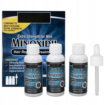 3 x 60 мл мужская сыворотка для роста волос предотвращает