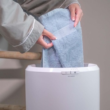 Серо-белый спа-полотенцесушитель HEBE