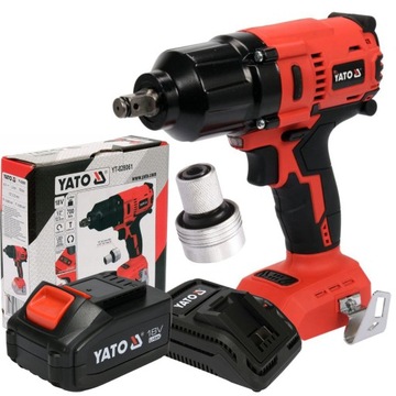 АККУМУЛЯТОРНЫЙ КЛЮЧ YATO БЕСЩЕТОЧНЫЙ КЛЮЧ 1/2