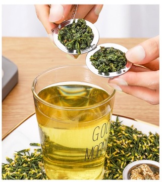 СТАЛЬНОЙ ЗАСТАВНИК ДЛЯ ТРАВЯНОГО ЧАЯ С ЦЕПЬЮ