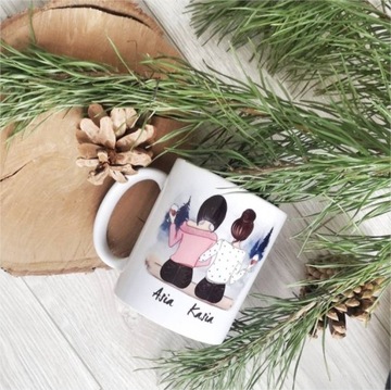 КРУЖКА 2 СЕСТРЫ ДРУЗЬЯ ПОДРУЖКИ