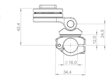 Держатель зеркала SP Connect