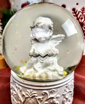 СНЕЖОК-АНГЕЛ С КНИГОЙ 8,3 СМ