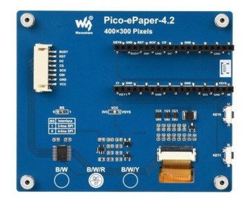Pico-ePaper-4.2-B - модуль с дисплеем