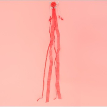 Длинные филигранные акриловые бусины в виде красной бабочки